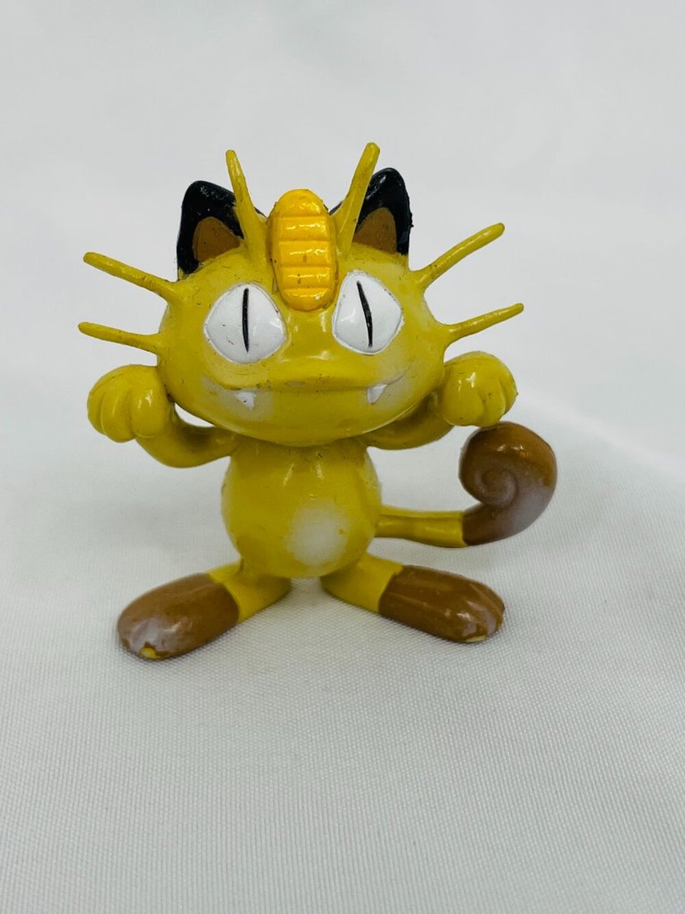 Vintage 1990s Meowth Mini Figure Pokemon